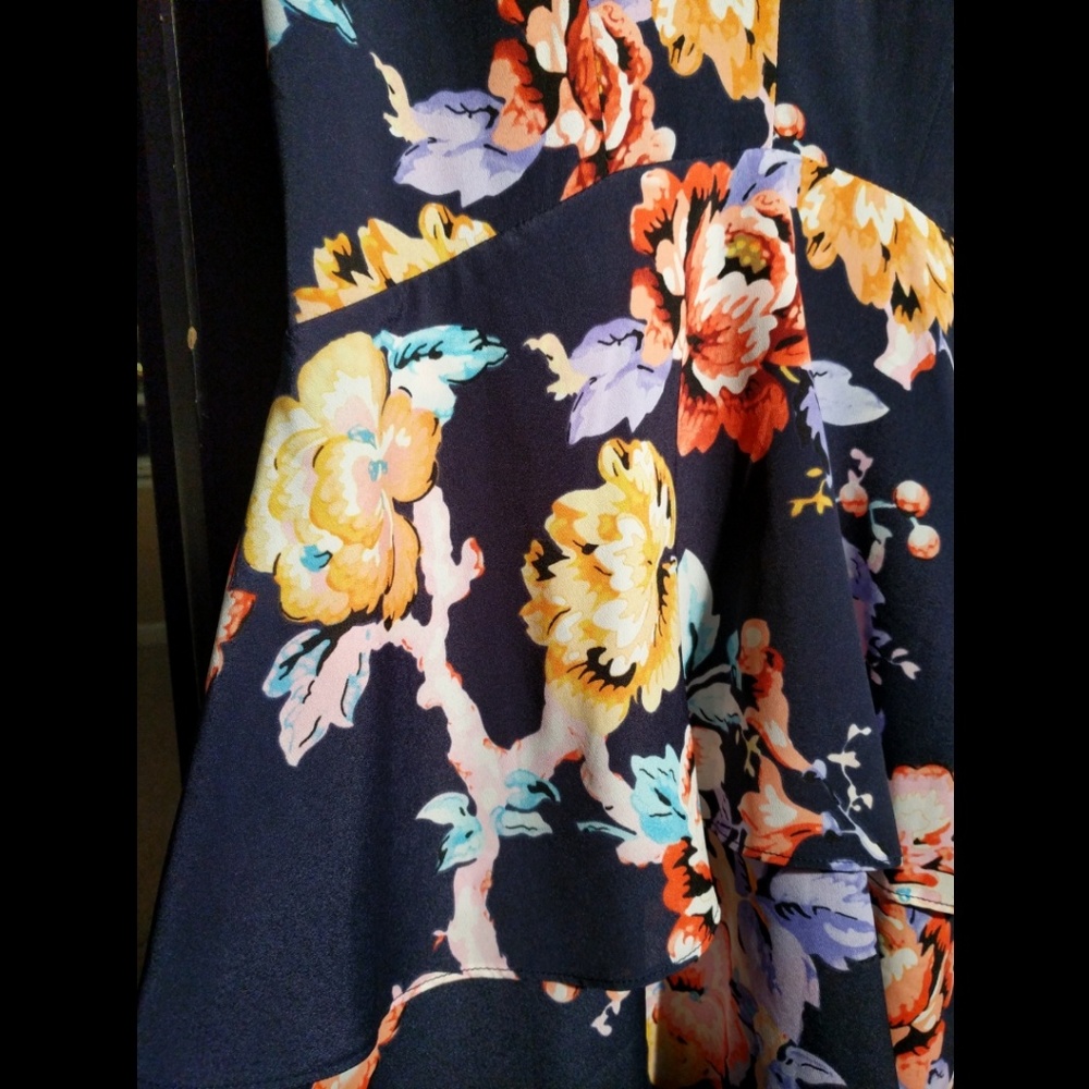 Adelyn Rae Ruffle A-Line Dress - Picture 8 of 8